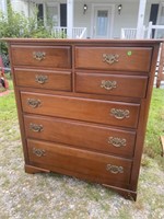 UNION FURNITURE SOLID MAHOGANY TALL CHEST