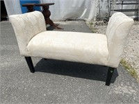 HIGH ARM UPHOLSTERED BENCH