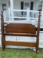 OLD SALEM SOLID MAHOGANY FULL SIZE BED