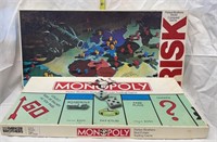 Vintage games Monopoly and Risk
