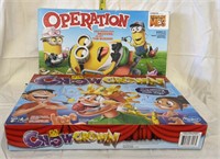 Board games Operation and Chow Crown