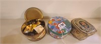 3 Tins 1 Filled With Matches