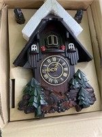 Large 17" Strausbourg Manor Alpine Cuckoo Clock -