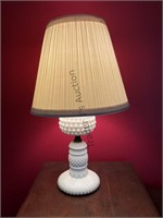 Milk Glass Lamp