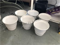 6x Planter Pots