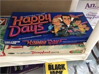 Rare Vintage Board Games - Happy Days & Disneyland