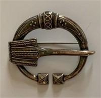Sterling Silver Pin - Scandinavian - Marked "925"