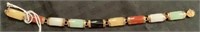 Asian 14K & Colored Stone Bracelet