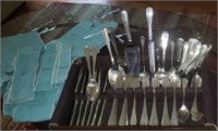 "Tiffany" Sterling Silver 94 pc "Flemish" Flatware