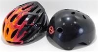 * Two Child Bike Helmets - One Small/Med., Other