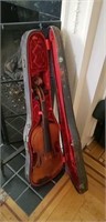 Antique Violin marked "Stradivarius" with Case