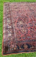 Antique Sarouk Oriental Carpet - aprox 9' x 12'