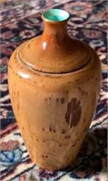 Small Turned Birdseye Maple Vase