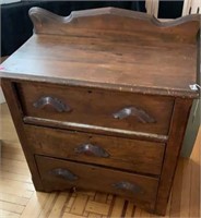 Antique Victorian 3 Drawer Commode made ca. 1870