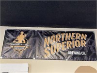 NORTHERN SUPERIOR BANNER - approx.  3-4' long