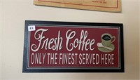 FRESH COFFEE SIGN