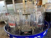 BAR GLASSES ON TRAY