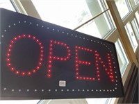 LIGHTED OPEN SIGN