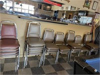 STACKING RESTAURANT CHAIRS + BOOSTER SEAT