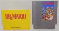 Vintage Nintendo Dr. Mario Game and Instruction