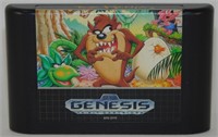 Vintage Sega Genesis Taz-Mania Game