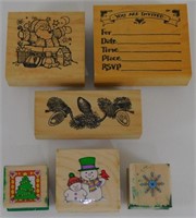 Rubber Stamp Grouping: Some Vintage Lang