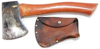Boy Scout Hatchet with Plumb Leather Sheath