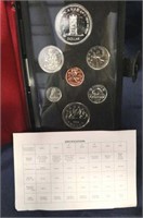 1977Canadian Mint Set in case $1 is 50% silver