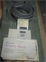 WIRE AND ANTENNA CHIMNEY MOUNT