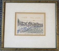 John Neville, lithograph, # 20/20, 4 1/2 x 6",