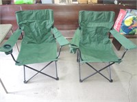 2 FOLD AND GO CHAIRS