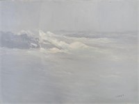 Scott Croft, oil on board, 12 x 16", abstract