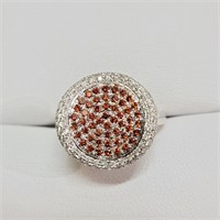 $7200 14K  Diamond (Brown&White)(1ct) Ring