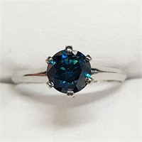 CertifiedPlatinum Diamond (I2, Blue)(1.02ct) Ring