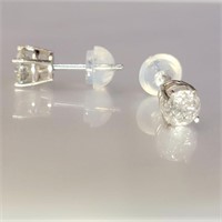 Certified14K  2 Diamond (I1, G-H)(0.36ct) Earrings