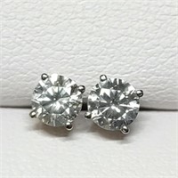 Certified14K  2 Diamonds (I-1,H-1)(0.66ct) Earring