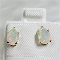 $350 10K  Opal (0.76ct) Earrings