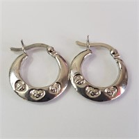Silver CZ Earrings