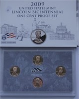 2009 PROOF LINCOLN FORMATIVE YEARS SET