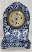 1920's Villeroy & Boch Bonn Blue and White Clock