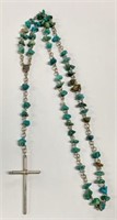 Turquoise and Sterling Rosary