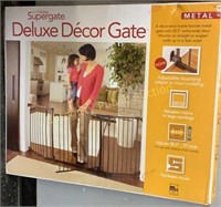 Supergate Deluxe Decor Safety Gate 30”H 38.3-72”W