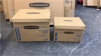 Bankers Boxes 4 Medium & 8 Small