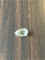 9 Cts Natural Green Amethyst. Pear shape. GLI cert