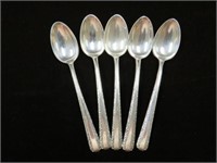 (5X) 1.9 OZ STERLING CANDLELIGHT SUGAR SPOONS