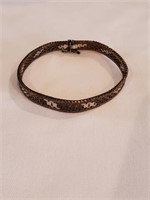 925 Silver Bracelet- Twist Pattern