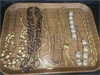 8 Vintage Costume Jewelry Necklaces / Bracelet