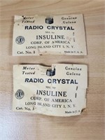 Rare- Vintage NOS GALENA RADIO CRYSTALS-