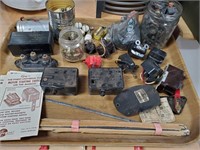 Vintage Insulators, switches & motor parts