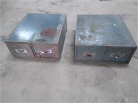 Vintage Military Card Filling Cabinets